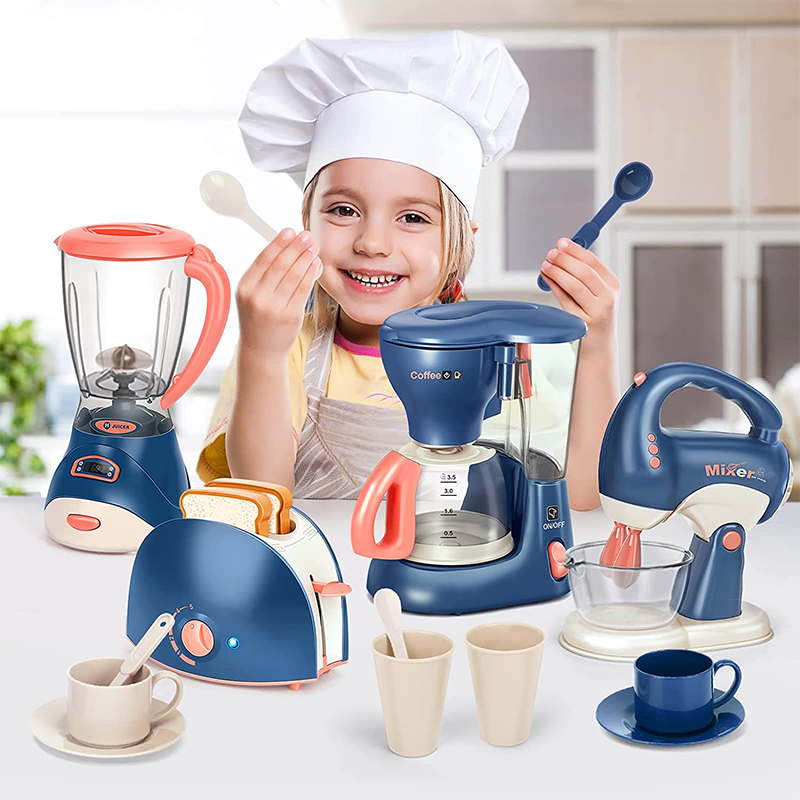 Kids Outdoor Kitchen Accessories - 미니 가전 주방 장난감, 어린이를위한 커피
