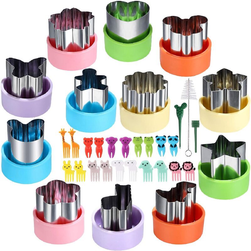 Kids Outdoor Kitchen Accessories - 어린이를위한 스테인레스 스틸 야채 커터 모양