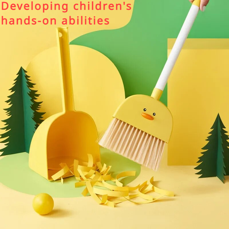 Kids Outdoor Broom - 식품 등급 PP 어린이 미니 빗자루