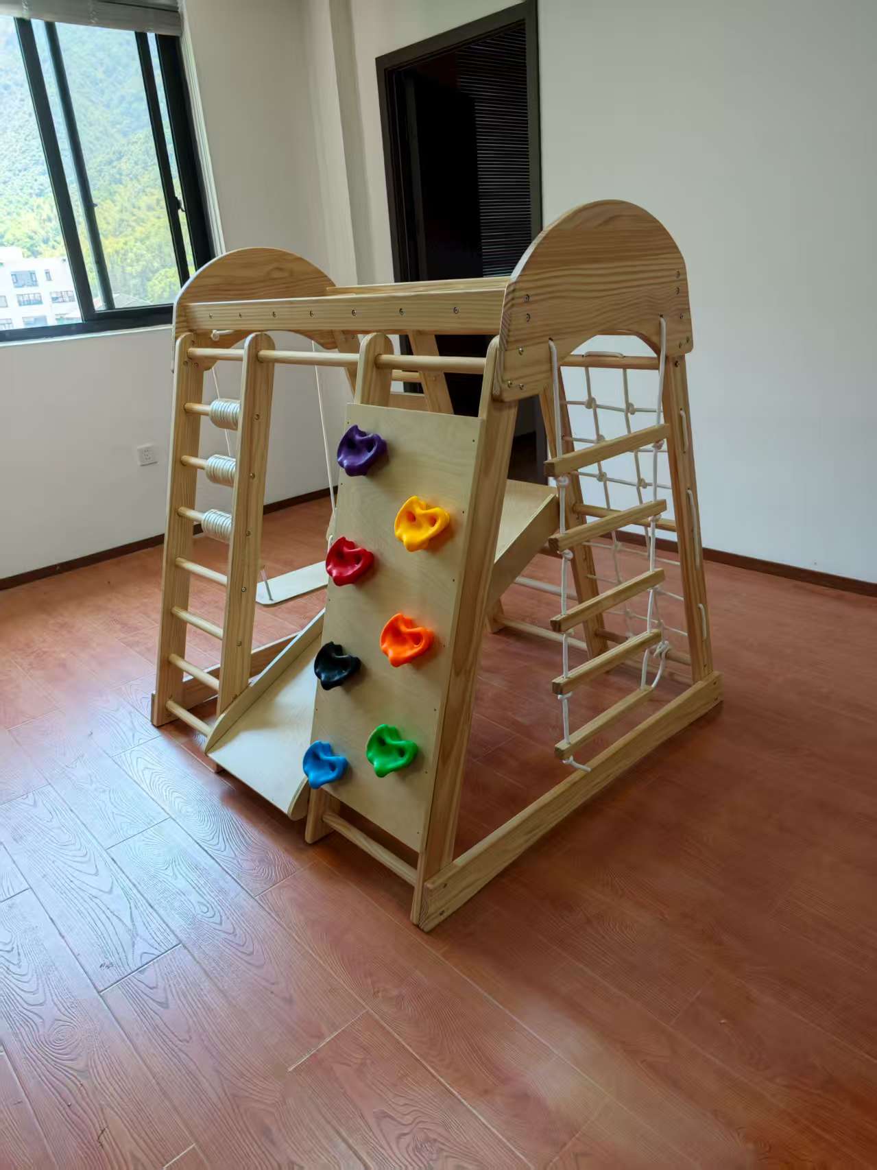 나무 어린이용 클라이밍 프레임 사다리 장난감, 실내 클 - Kids Outdoor Climbing Frame 리뷰 및 가격