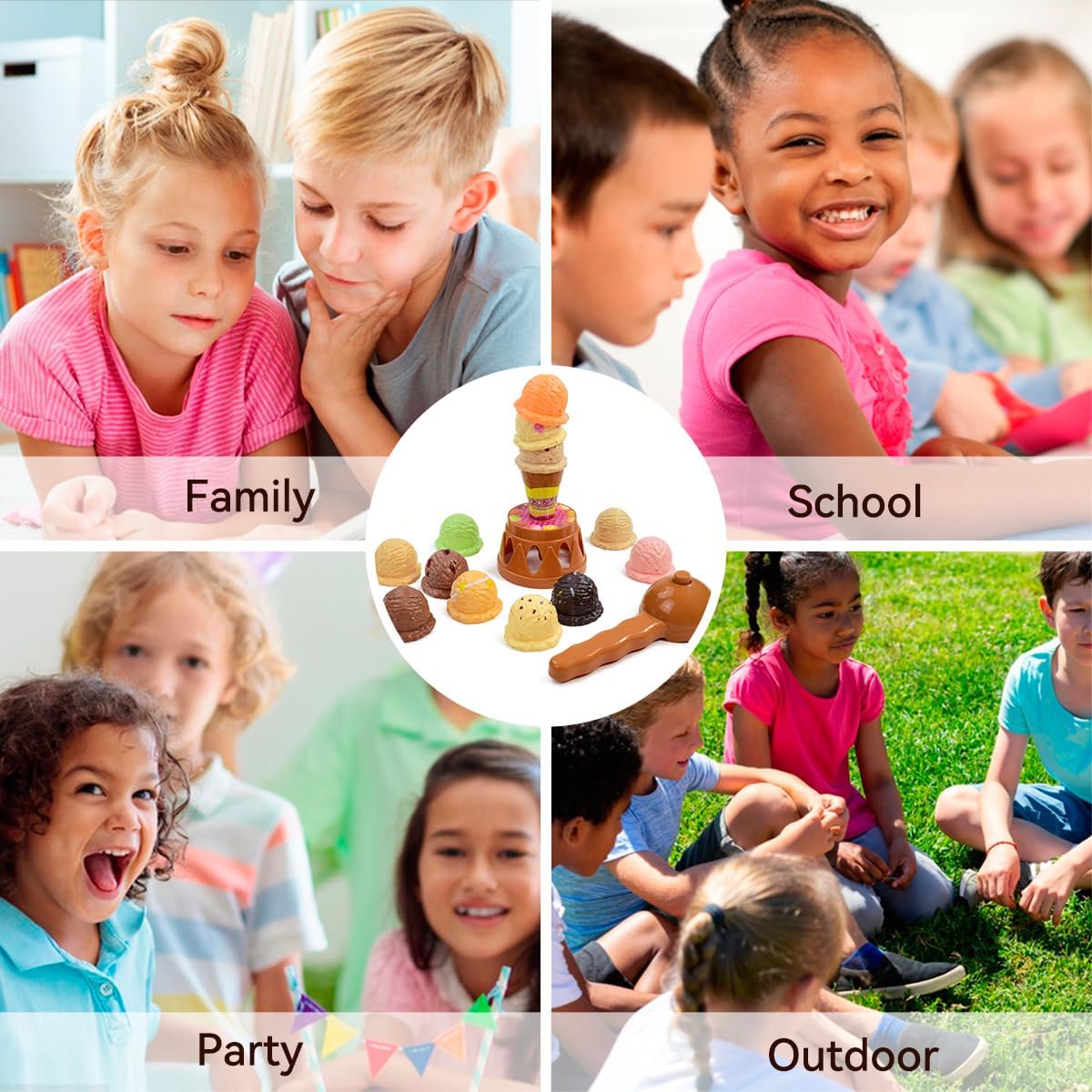 어린이 아이스크림 쌓기 게임 시뮬레이션 음식 쌓기 놀이 - Kids Outdoor Kitchen Accessories 리뷰 및 가격
